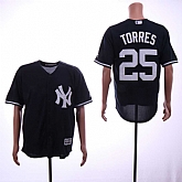 Yankees 25 Gleyber Torres Navy Cool Base Stitched Baseball Jerseys,baseball caps,new era cap wholesale,wholesale hats